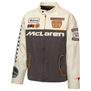 McLaren Racing F1 Happy Hour Motorsport Jacket Mens - Off White