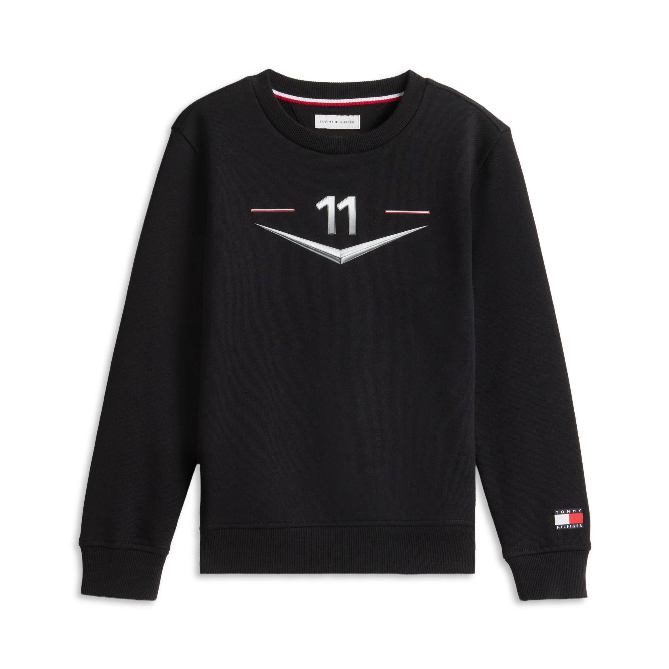 Cadillac F1 X Tommy Hilfiger Perez Chevron Crew Kids - Black