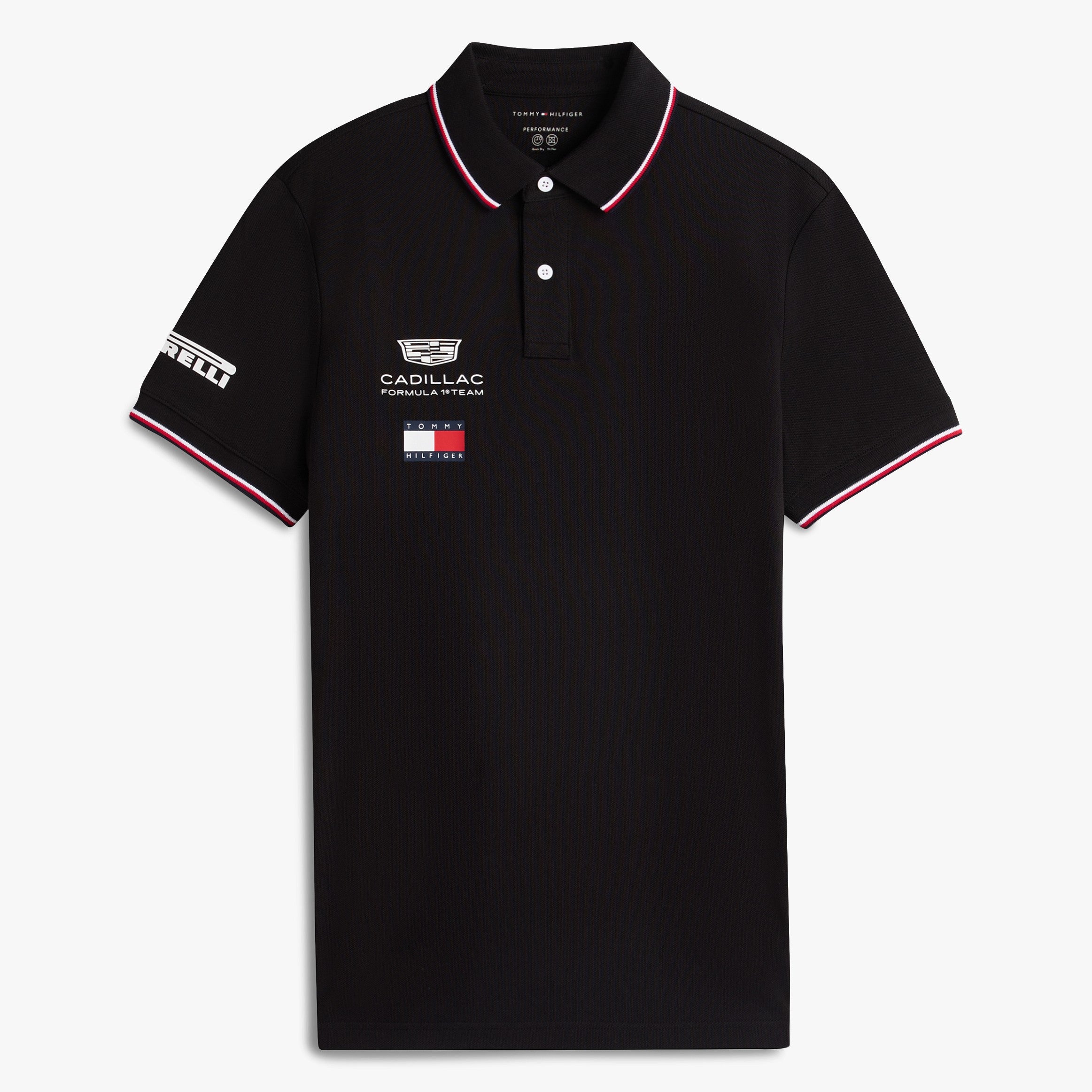 Cadillac F1 Team 2026 X Tommy Hilfiger Polo Mens - Black
