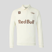 Red Bull Racing F1 Classic Long Sleeve Henley Unisex - Off White Marl