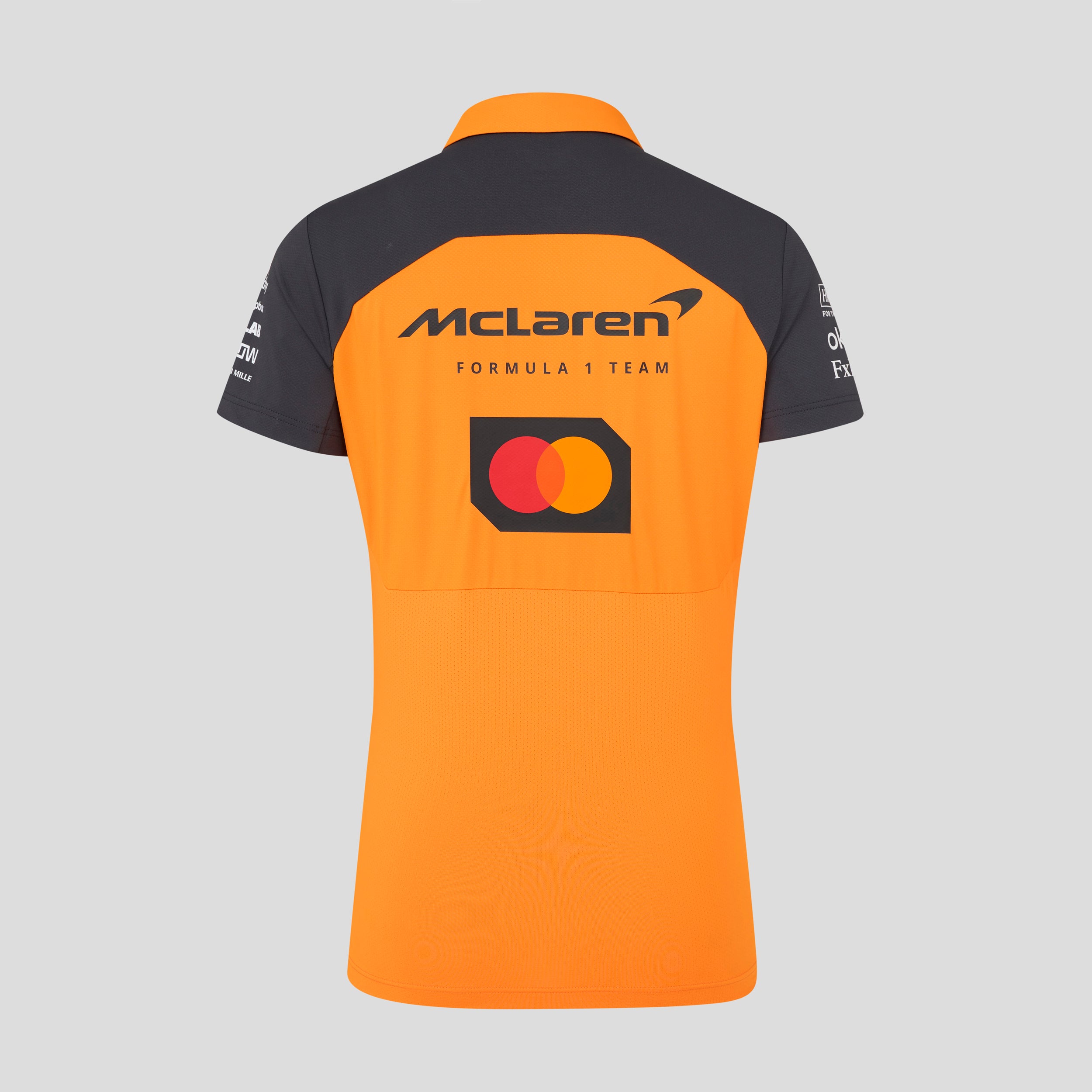 McLaren Racing F1 Official Team 2025 Polo Shirt Womens - Papaya