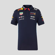Red Bull Racing F1 Team 2024 Short Sleeve Polo Shirt Kids - Night Sky