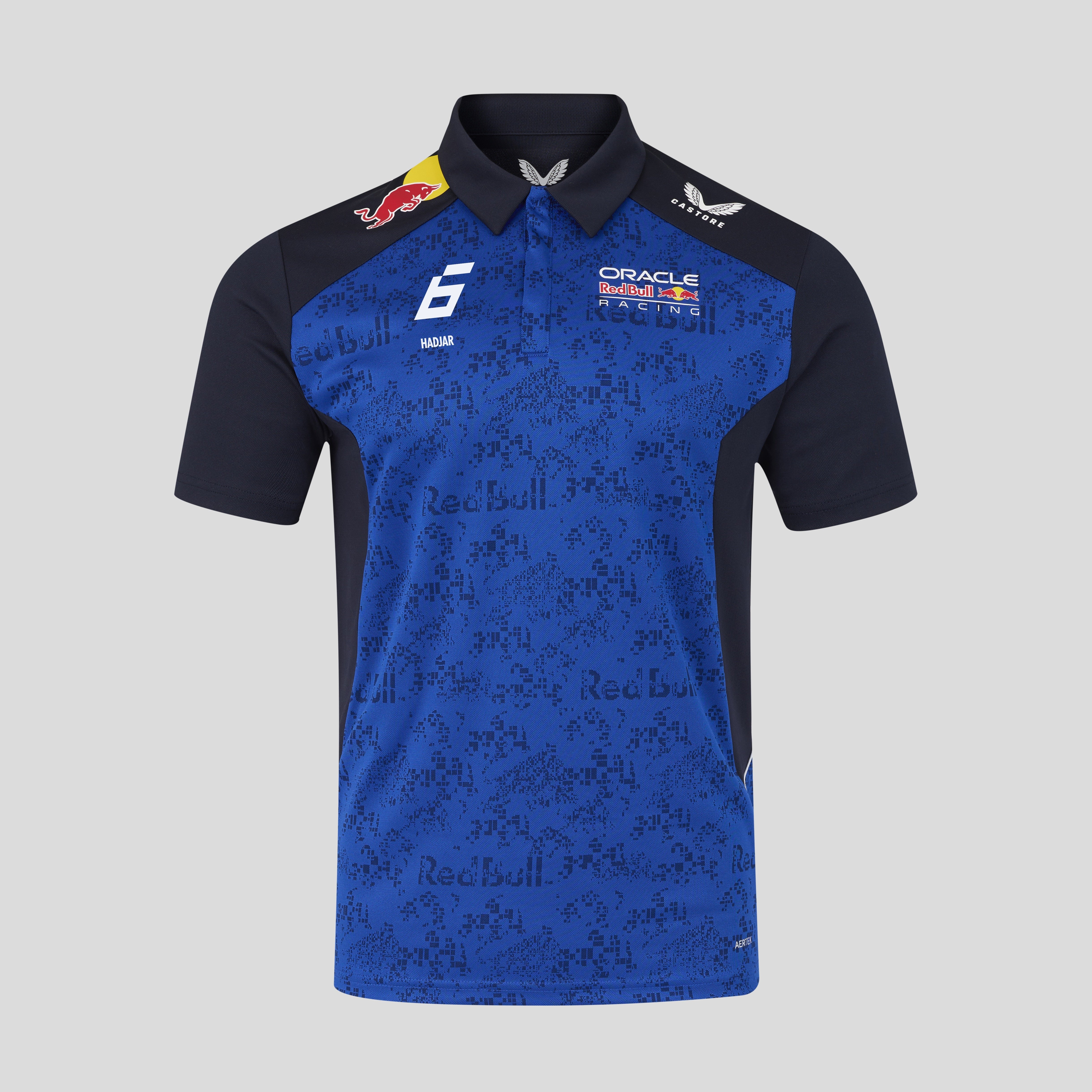 Red Bull Racing F1 Team 2026 Polo Driver Isack Hadjar Mens - Night Sky / Surf The Web