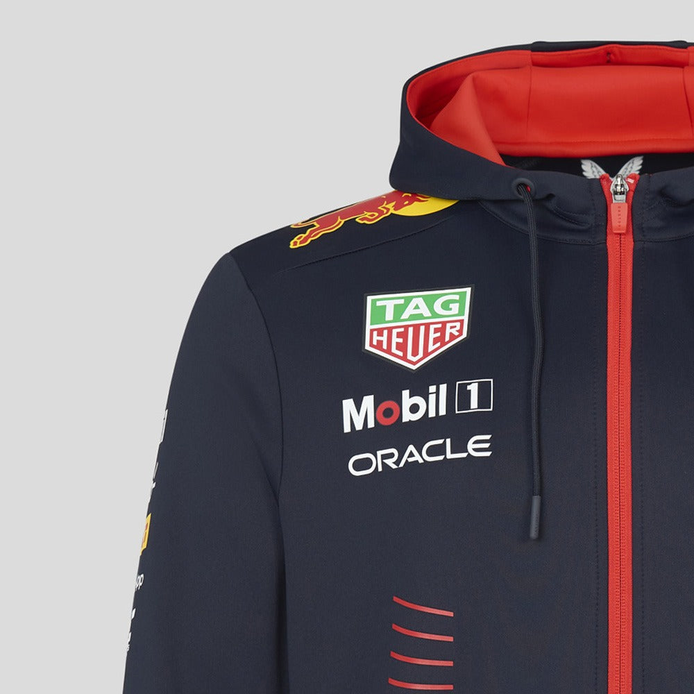 Red Bull Racing F1 2023 Team Full Zip Hoodie Mens - Night Sky