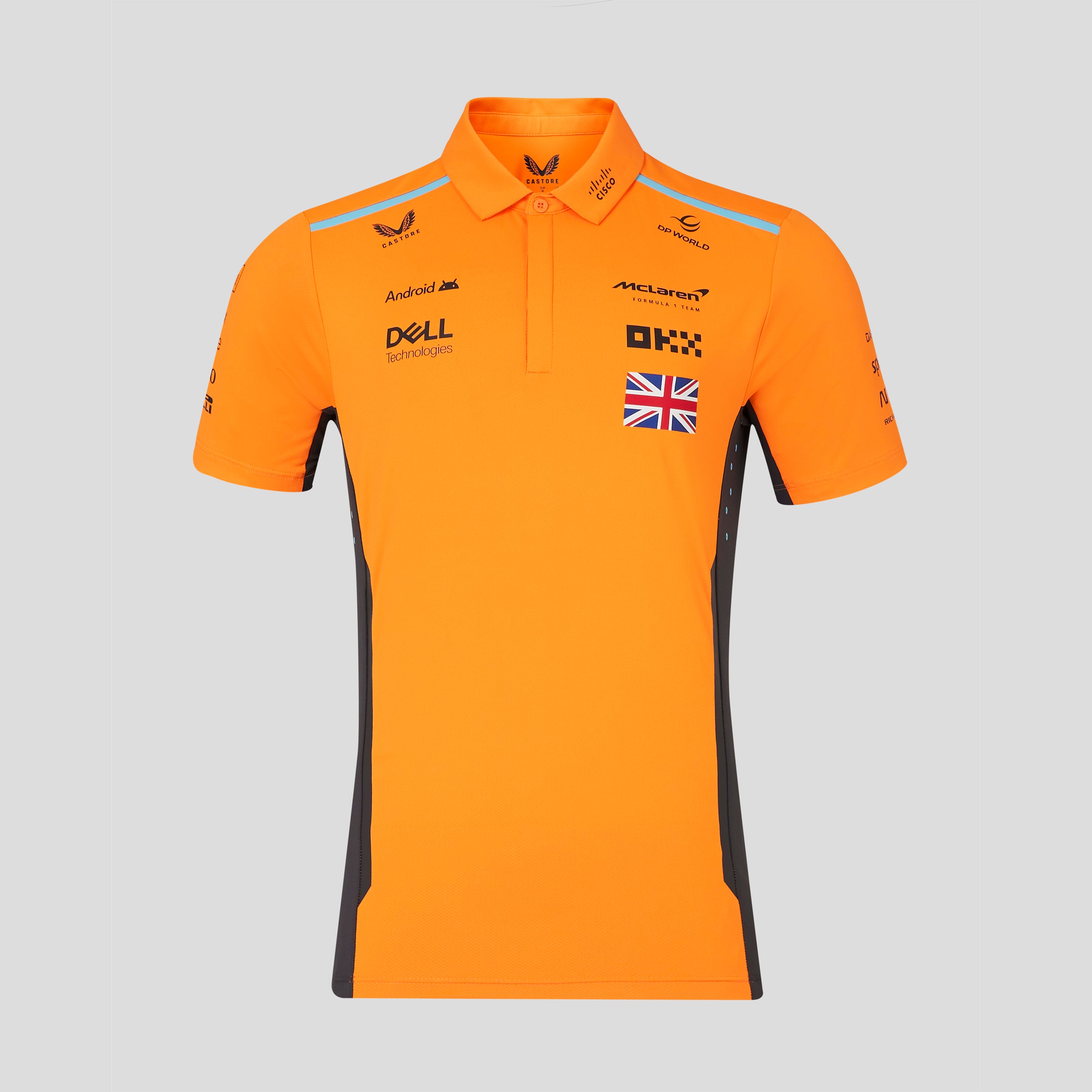 McLaren Racing F1 Team 2024 Polo Shirt Lando Norris Mens - Papaya