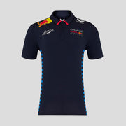 Red Bull Racing F1 Team 2024 Short Sleeve Polo Shirt Sergio 'Checo' Perez Mens - Night Sky