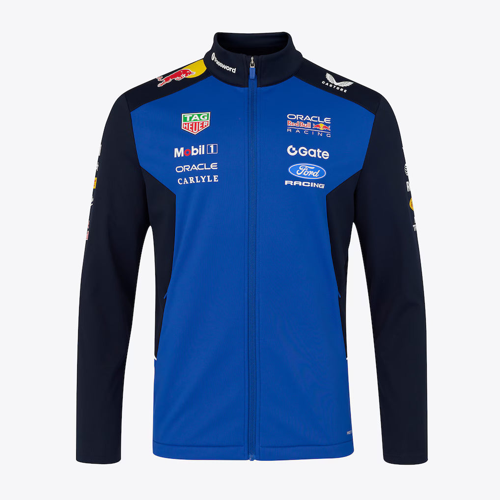 Red Bull Racing F1 Team 2026 Soft Shell Jacket Unisex - Night Sky / Surf The Web