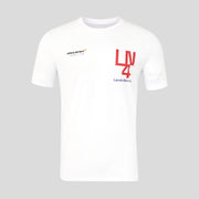 McLaren Racing F1 Lando Norris Graphic Tee Unisex - Brilliant White
