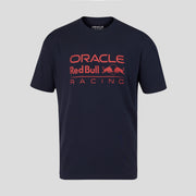 Red Bull Racing F1 Oracle Logo Relaxed Fit Tee Unisex - Night Sky