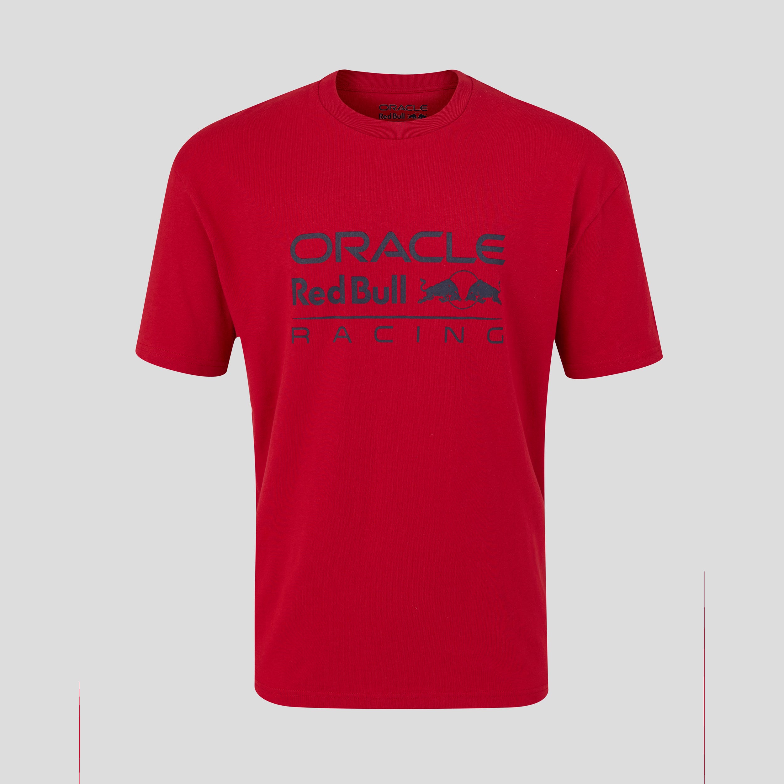 Red Bull Racing F1 Oracle Logo Relaxed Fit Tee Unisex - Chili Pepper ...