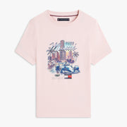 Cadillac F1 X Tommy Hilfiger Baby Tee Miami Womens - Delicate Pink